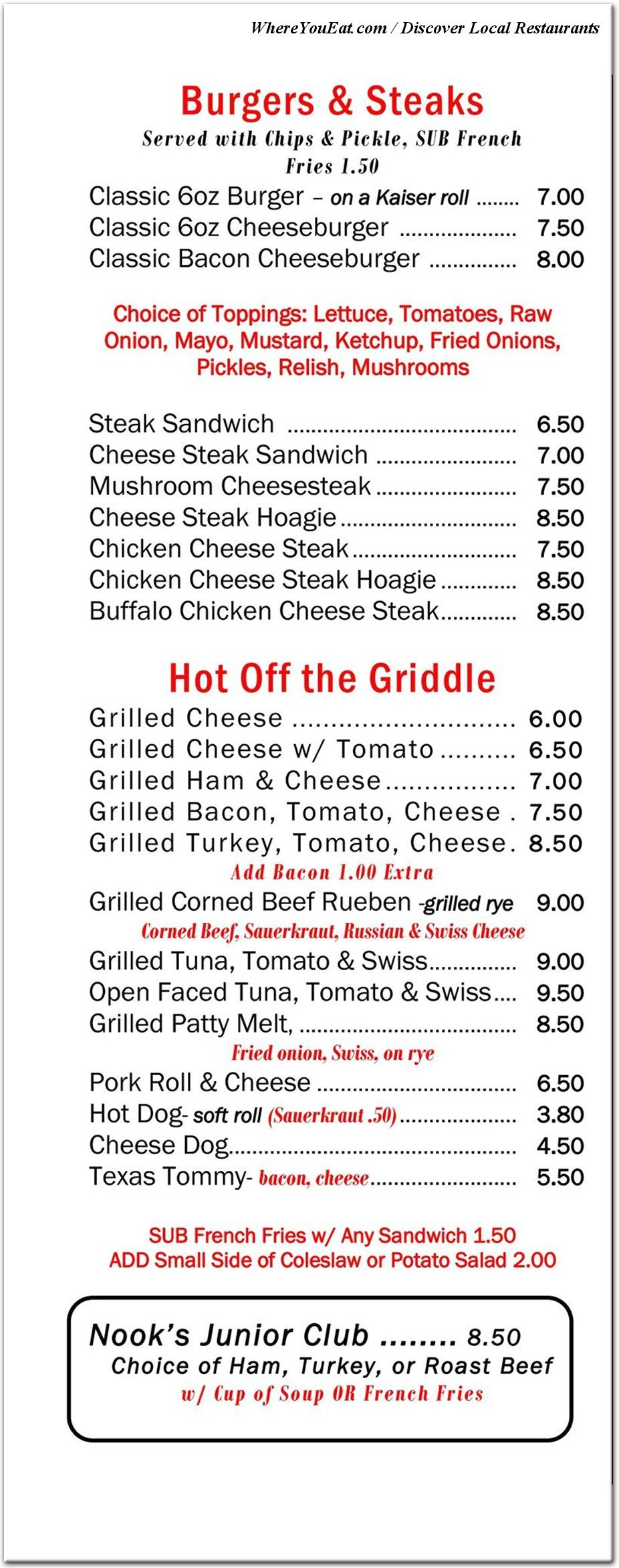 Our Foods