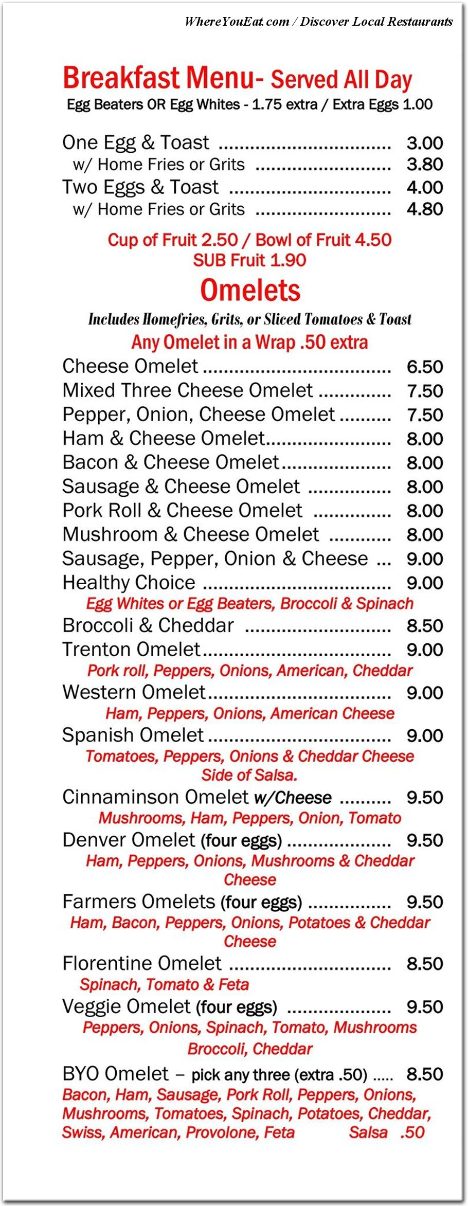 Our Foods